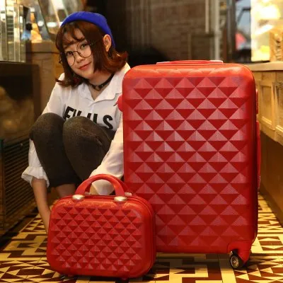 14 24 Inch Women Suitcase Spinner Wheel Girls Suitcase Rolling Luggageboxes Travel Bag Trolley Case