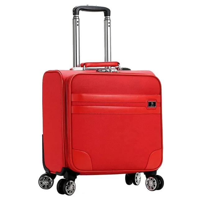 16 Inch Rolling Luggage Suitcase Boarding Case Travel Luggage Spinner Cases Trolley Suitcase