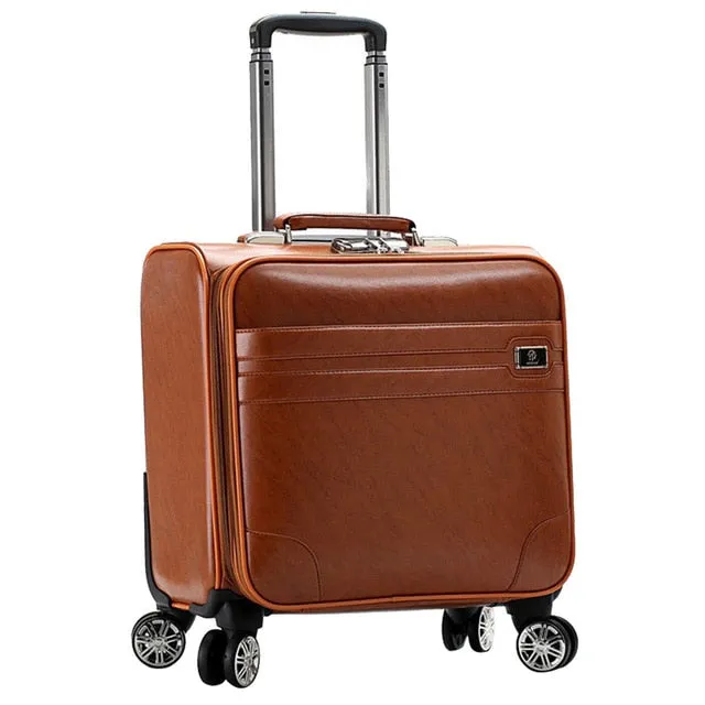 16 Inch Rolling Luggage Suitcase Boarding Case Travel Luggage Spinner Cases Trolley Suitcase