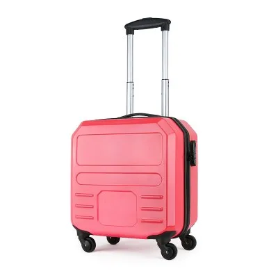 16 Inches Creative Computer Case Girl Students Abs Pc Trolley Case Woman Travel Luggage Suitcase