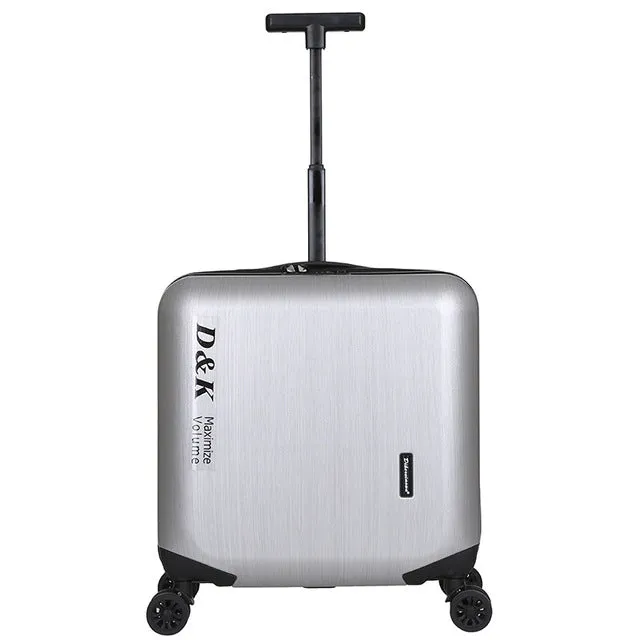 18 Inches Aluminum Alloy Frame Business Trip Travel Malas De Viagem Com Rodinhas Trolley Suitcase