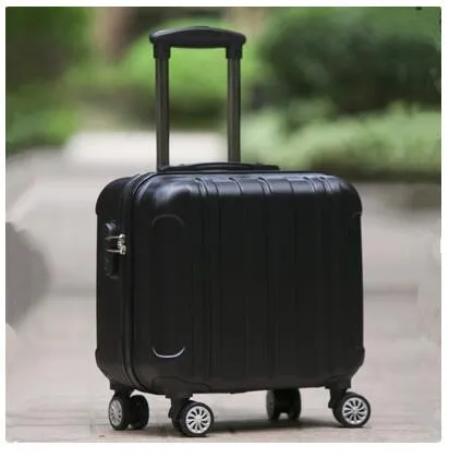 18" Travel Luggage Suitcase Spinner Wheels Boarding Case Trolley Suitcase  Wheeled Travel Rolling