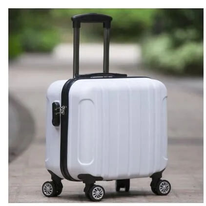 18" Travel Luggage Suitcase Spinner Wheels Boarding Case Trolley Suitcase  Wheeled Travel Rolling