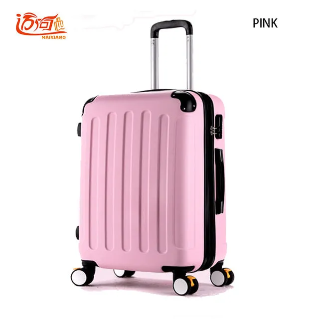 20 22 24 26 28 Inch Abs Suitcase Rolling Reiskoffer Waterproof Cheap Luggage Wheels Crash Proof