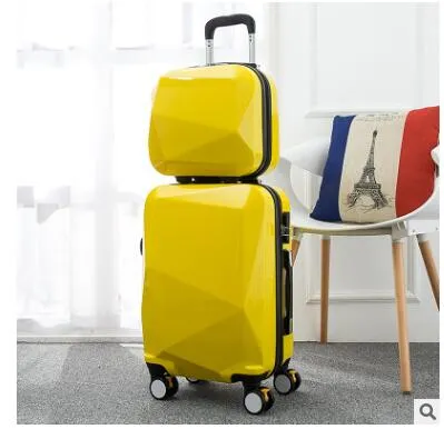 20"24" Inch Women Travel Luggage Trolley Suitcase Luxury Brand Boarding Case Rolling Luggage Case