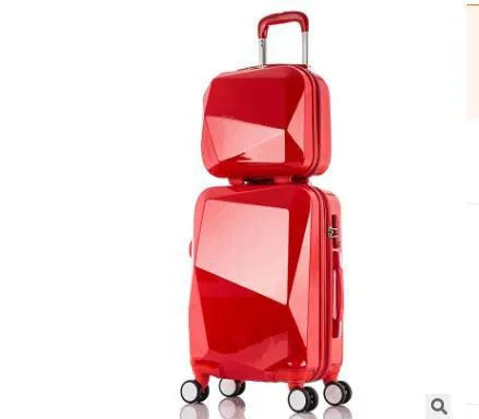 20"24" Inch Women Travel Luggage Trolley Suitcase Luxury Brand Boarding Case Rolling Luggage Case