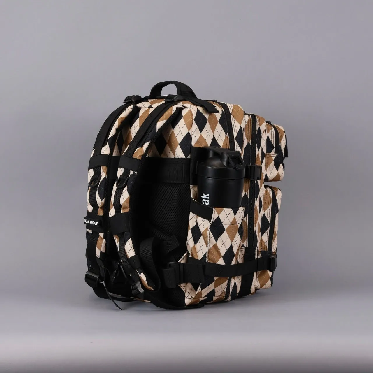 35L Backpack Argyle Print