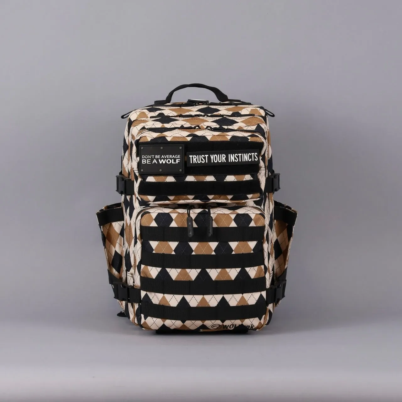 35L Backpack Argyle Print