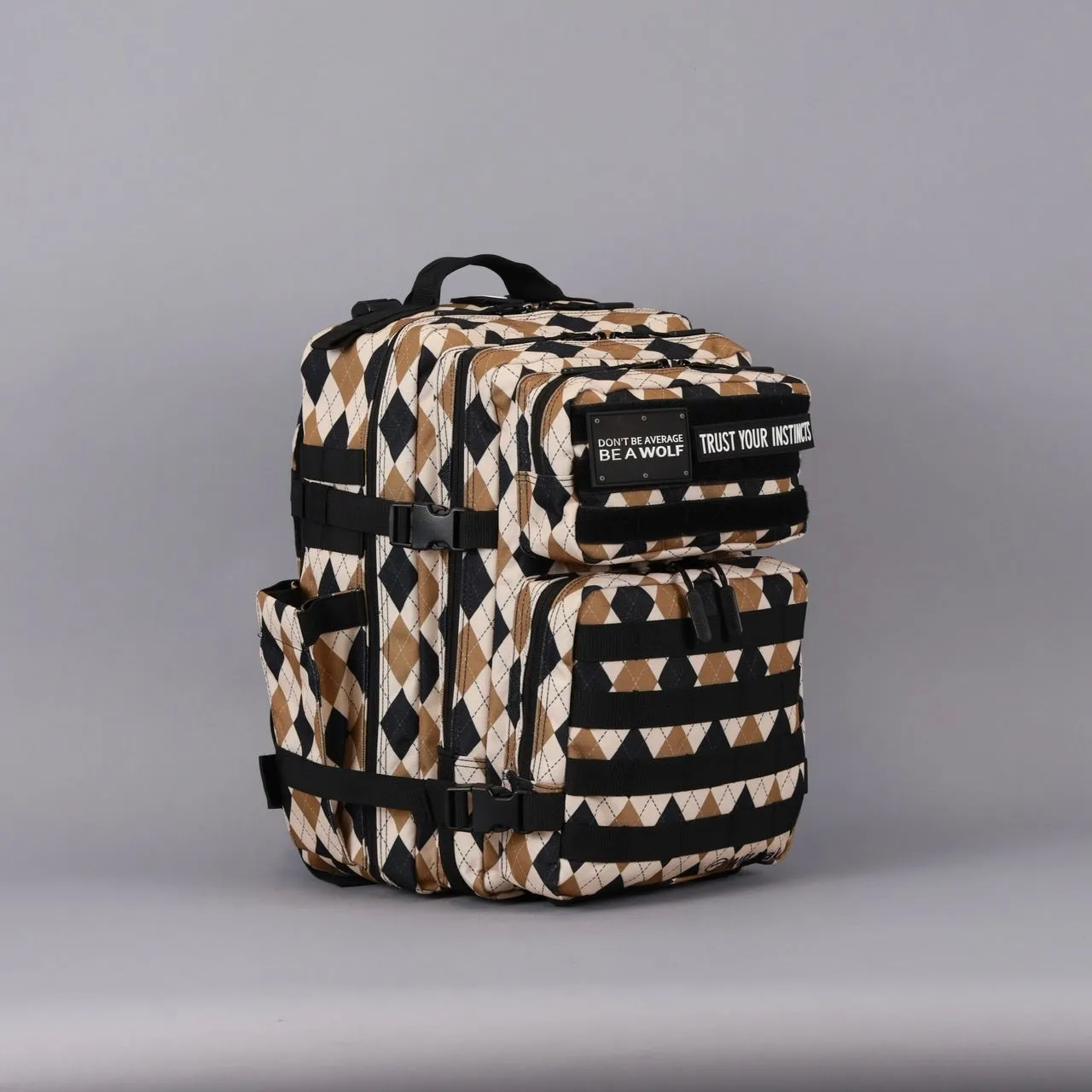 35L Backpack Argyle Print