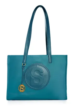 Aaliya Small Tote Bag - Teal