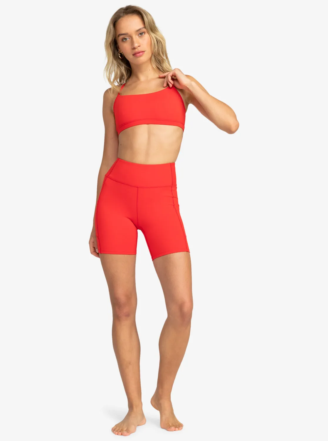 Active Collection Sports Bra - Flame Scarlet