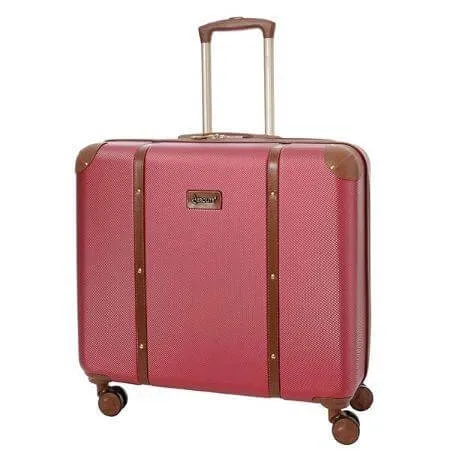 Aerolite (48x57x26cm) Vintage Trunk Style Hard Shell Suitcase