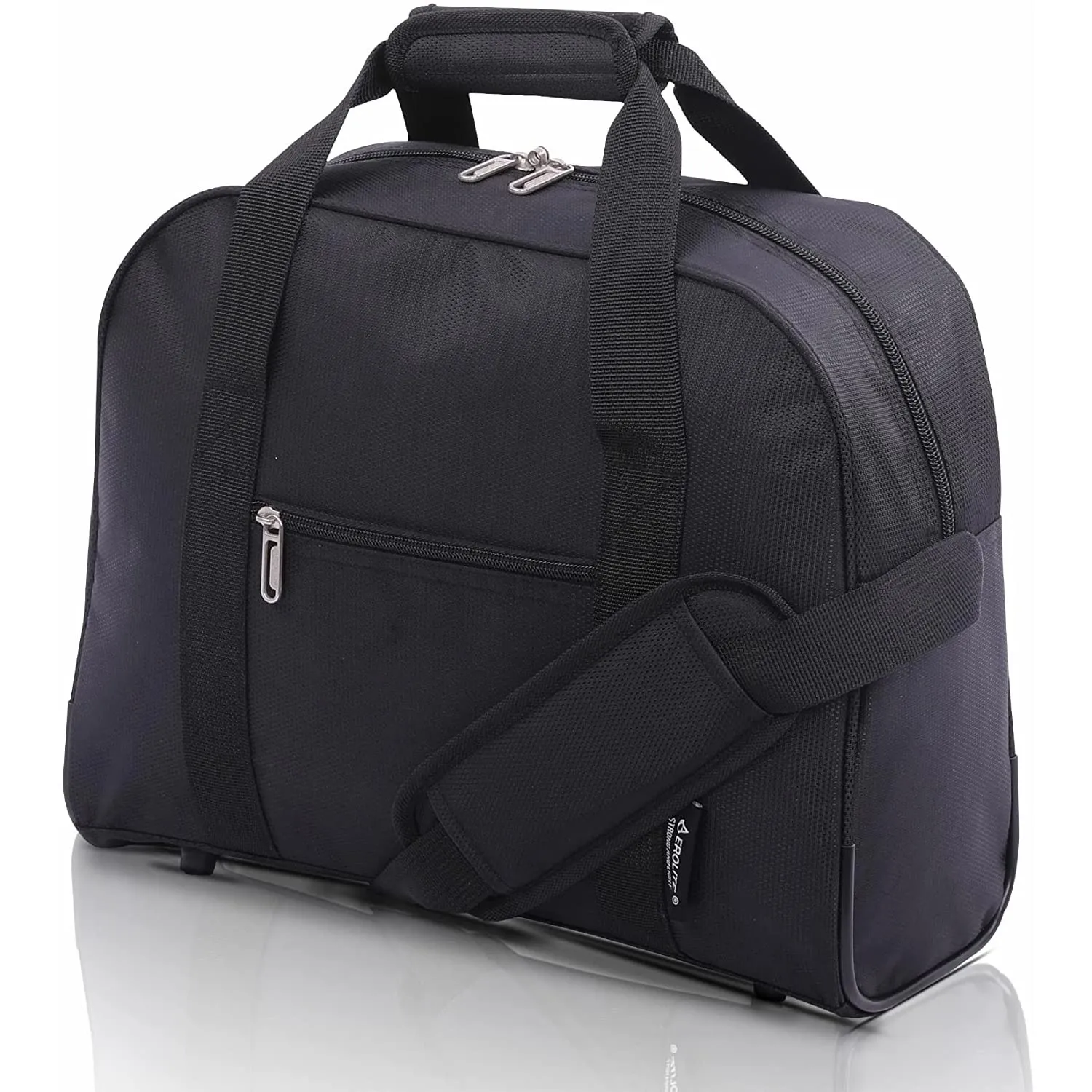 Aerolite British Airways Maximum Size Bundle, 56x45x25cm Large Cabin Softshell Suitcase & 40x30x15cm Under Seat Holdall