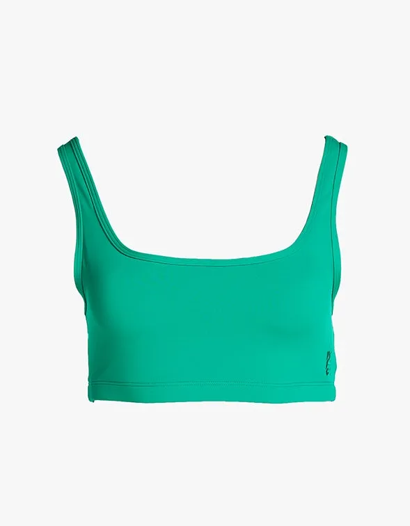 Amplify Sports Bra - Golf Green