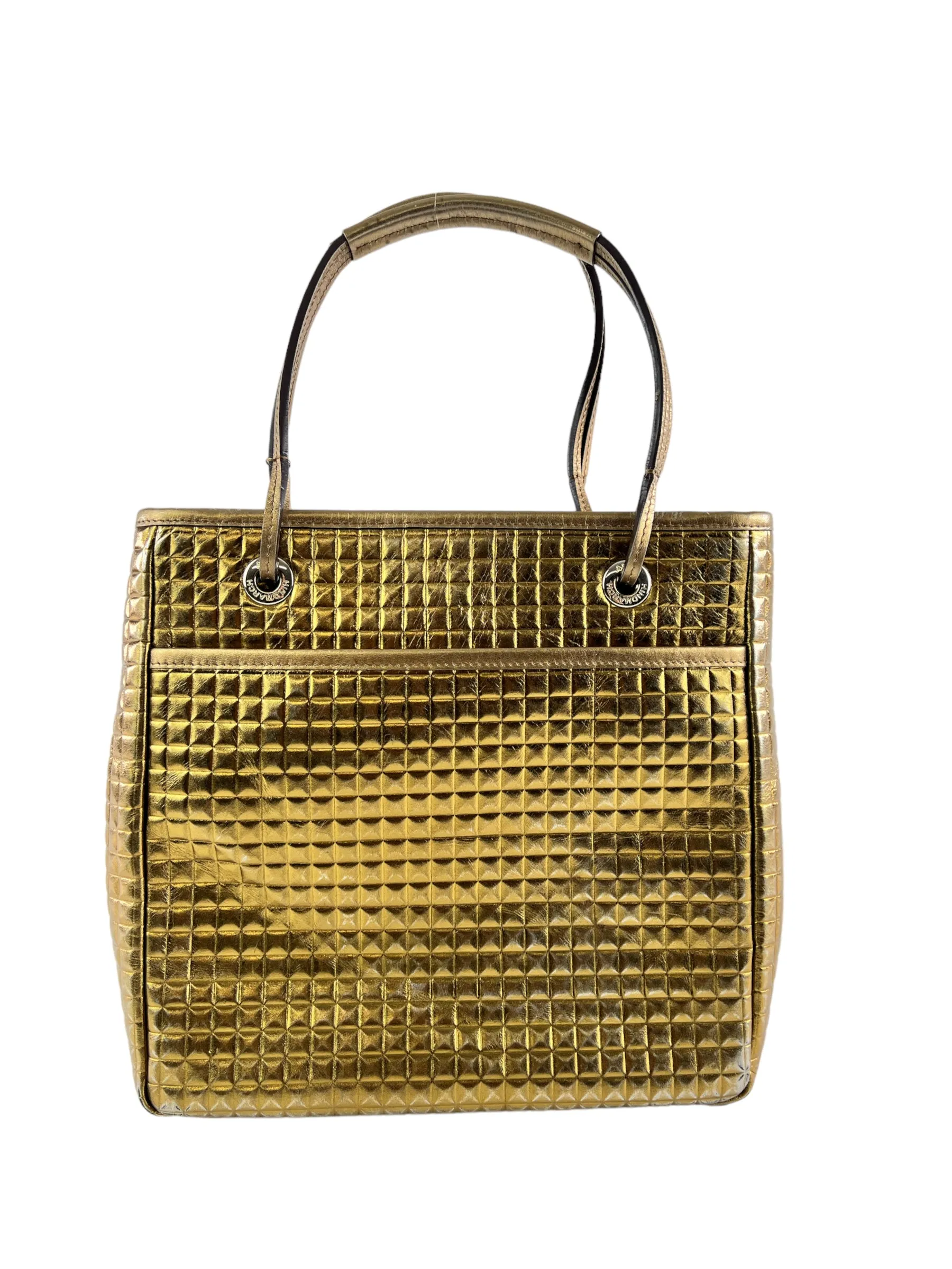 Anya Hindmarch Gold Leather Handbag