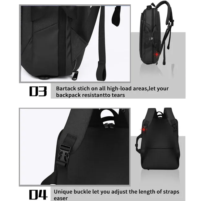 Aoking Business Laptop Briefcase Backpack