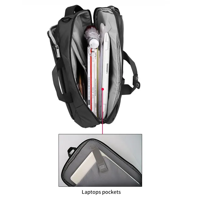 Aoking Business Laptop Briefcase Backpack