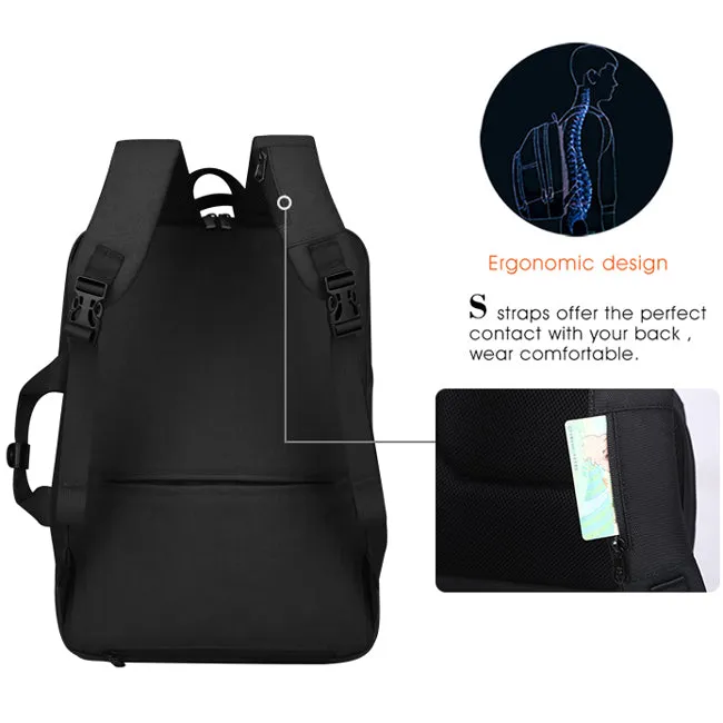 Aoking Business Laptop Briefcase Backpack