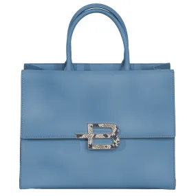 Baldinini Trend Chic Calfskin Handbag with Magnet Women's Detail