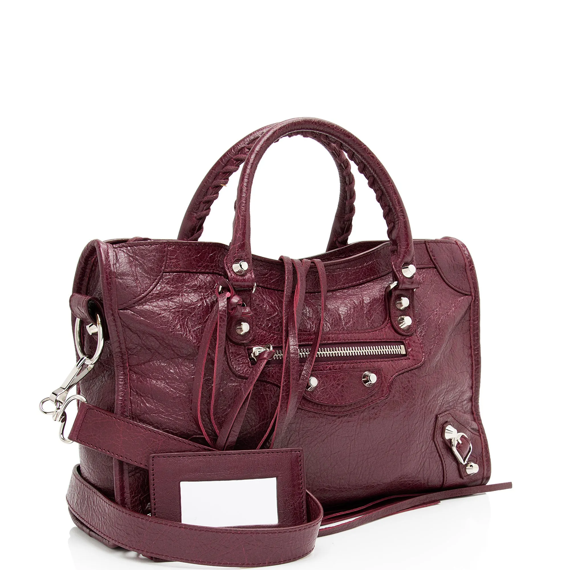 Balenciaga Agneau Classic City Small Satchel (SHF-0sJ93A)