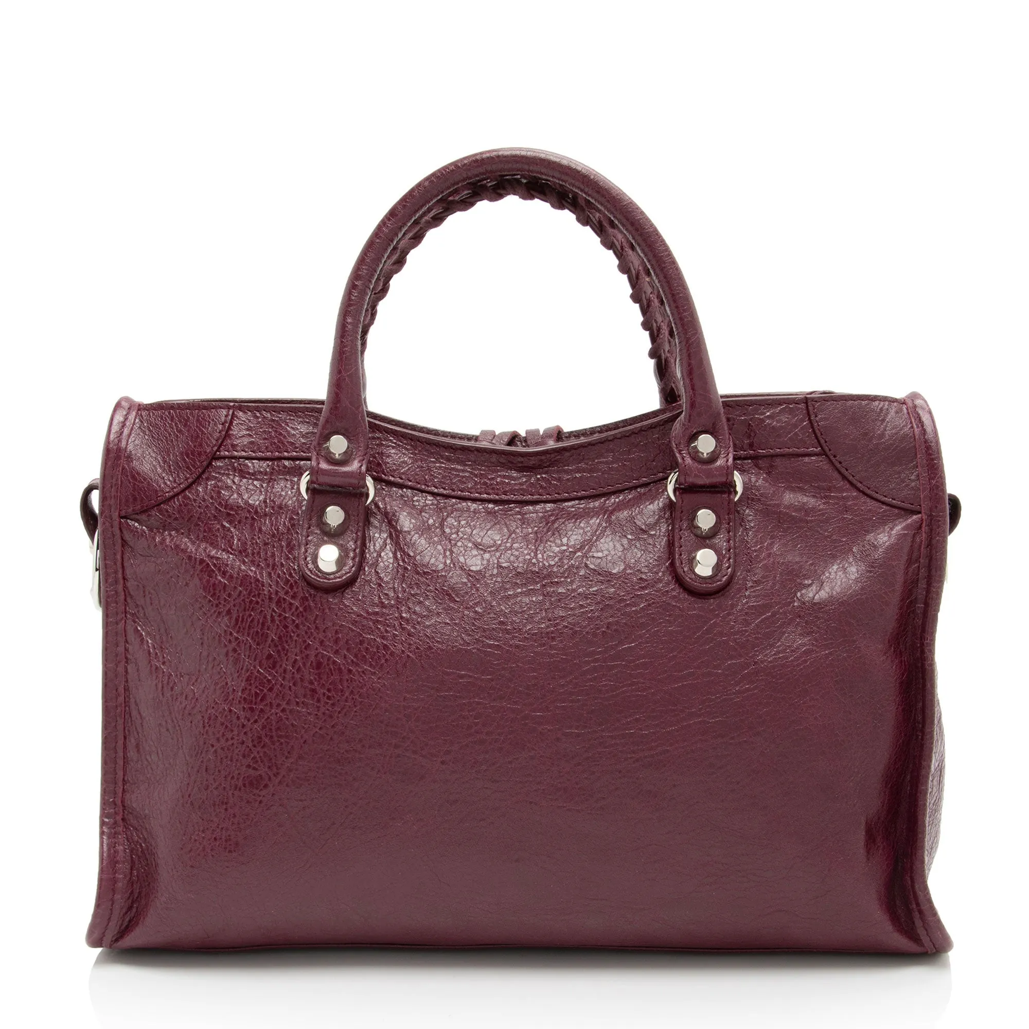 Balenciaga Agneau Classic City Small Satchel (SHF-0sJ93A)