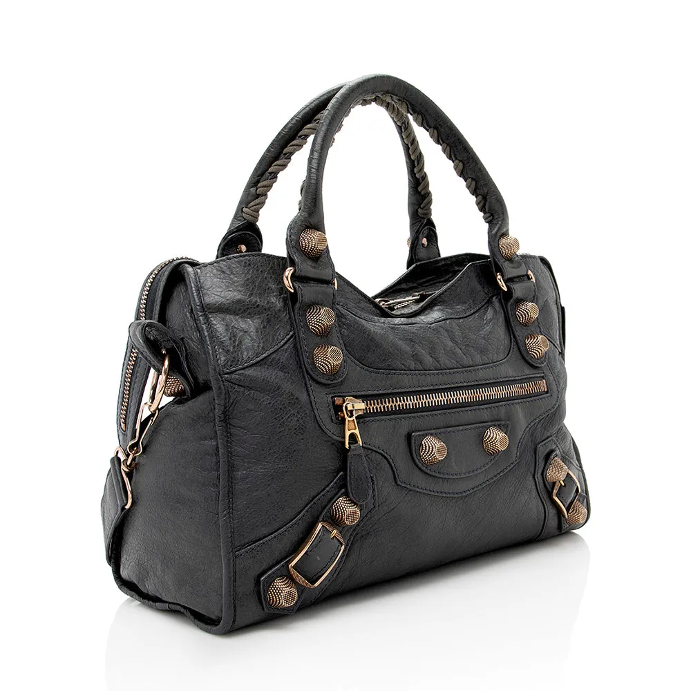 Balenciaga Agneau Giant 12 City Satchel (SHF-17635)