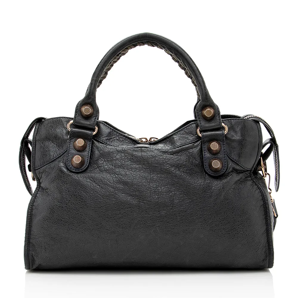 Balenciaga Agneau Giant 12 City Satchel (SHF-17635)