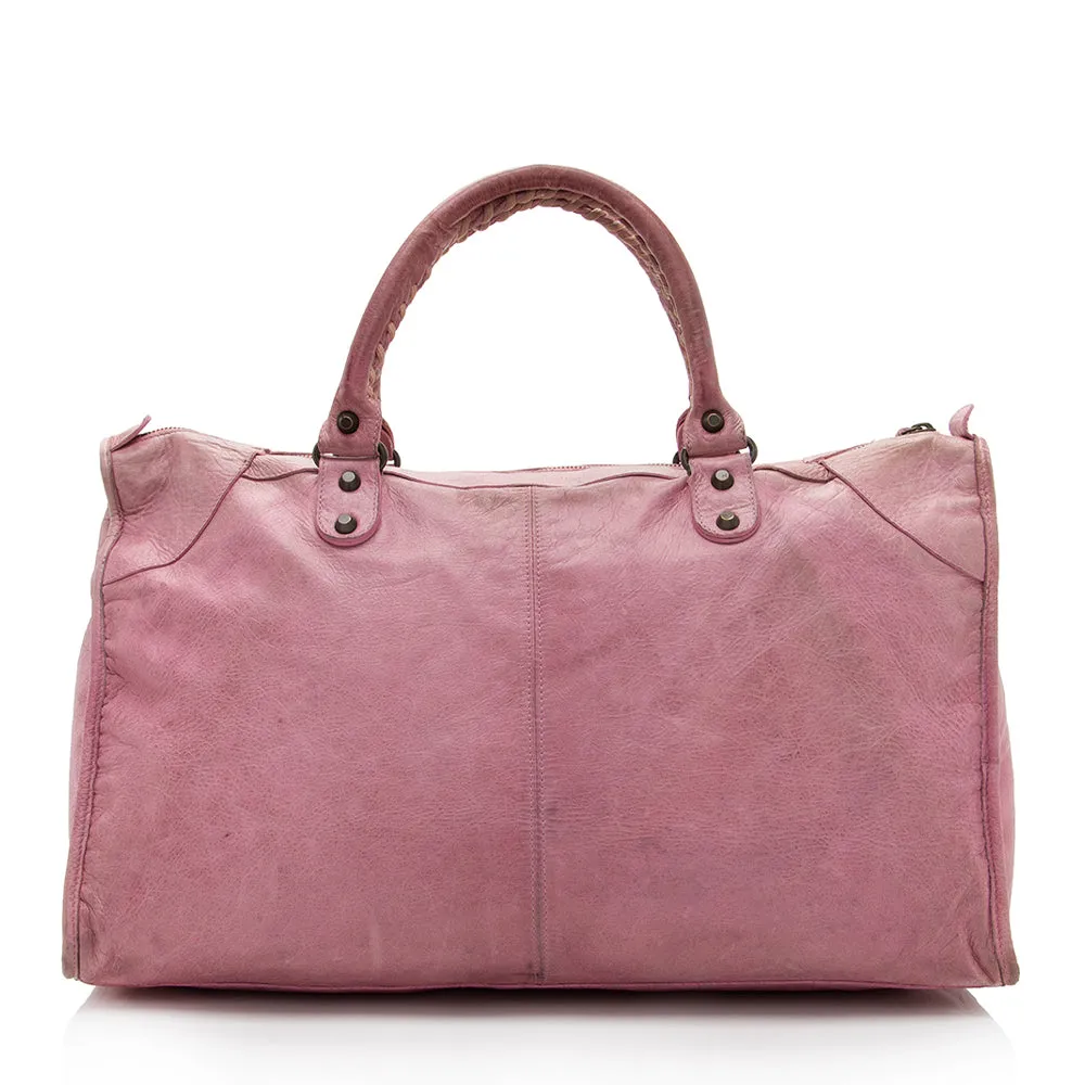 Balenciaga Chevre Work Satchel - FINAL SALE (SHF-17794)