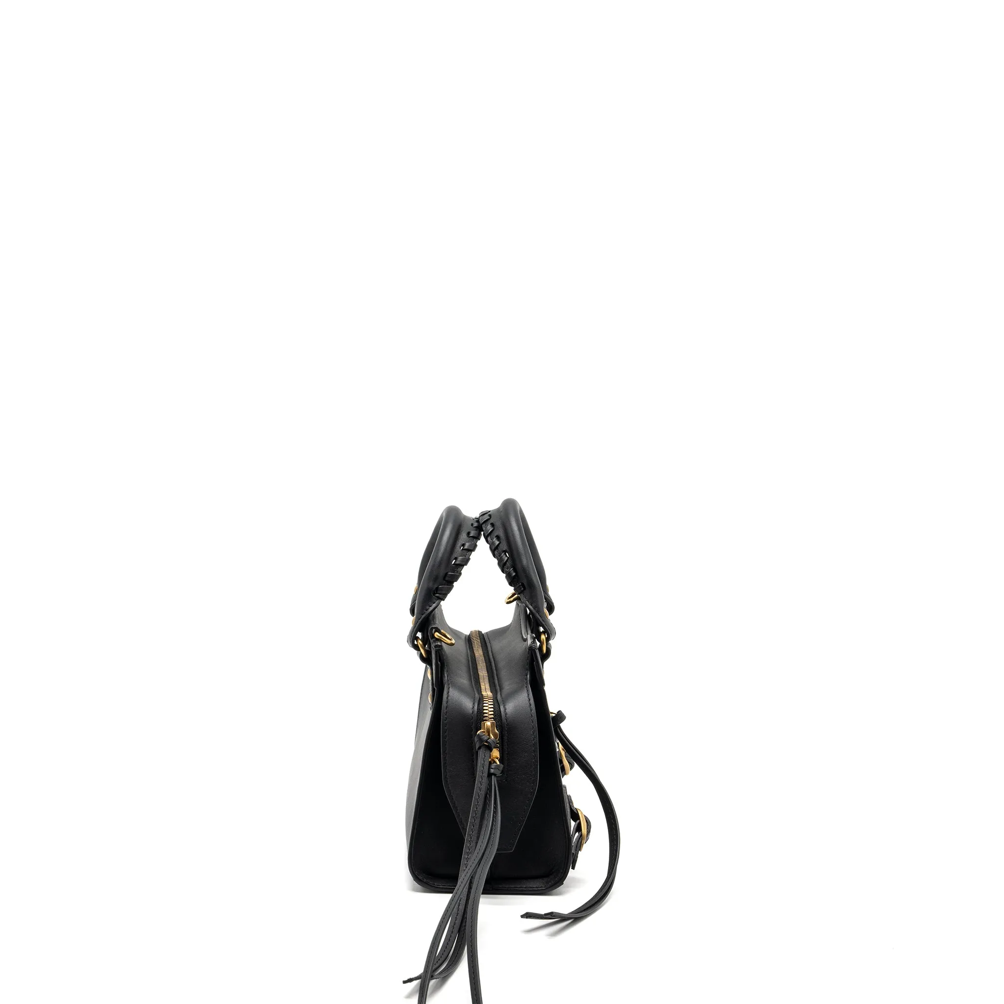 Balenciaga Neo Classic Mini Handbag Smooth Calfskin Black GHW