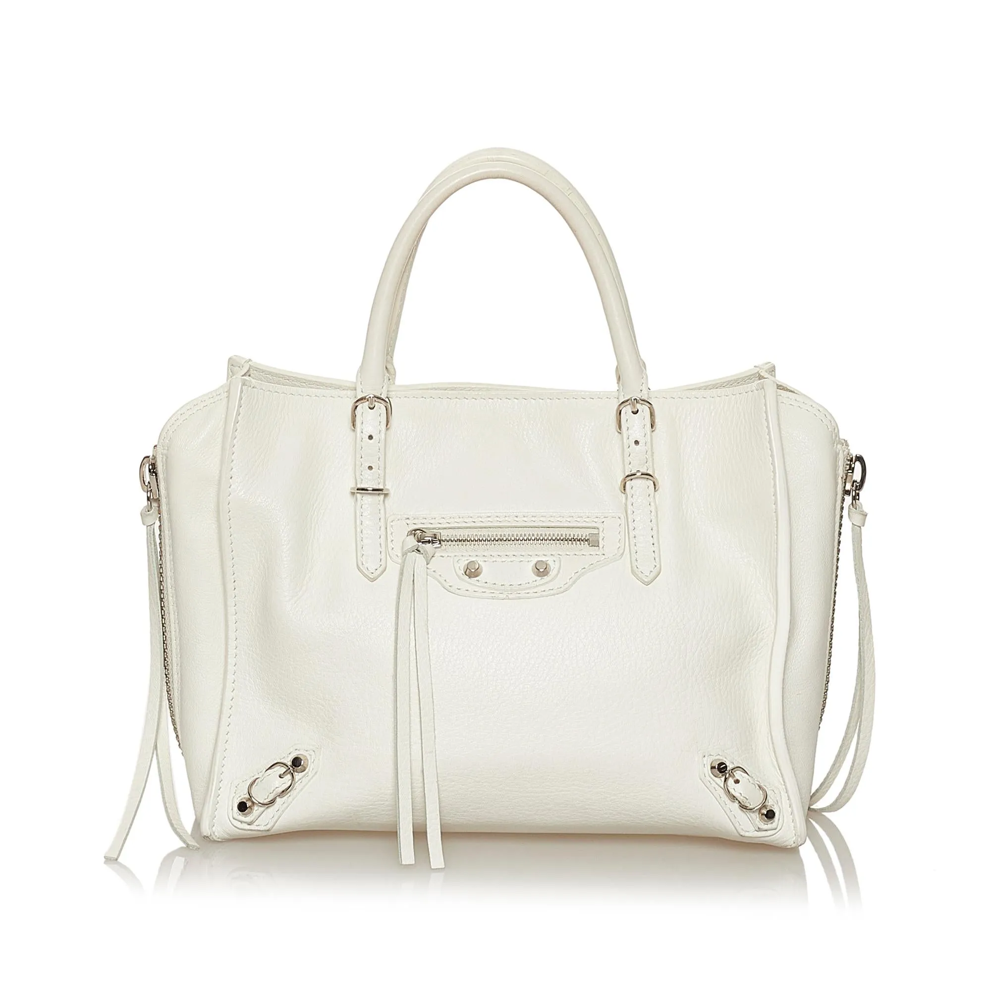 Balenciaga Papier A4 Leather Satchel (SHG-29266)