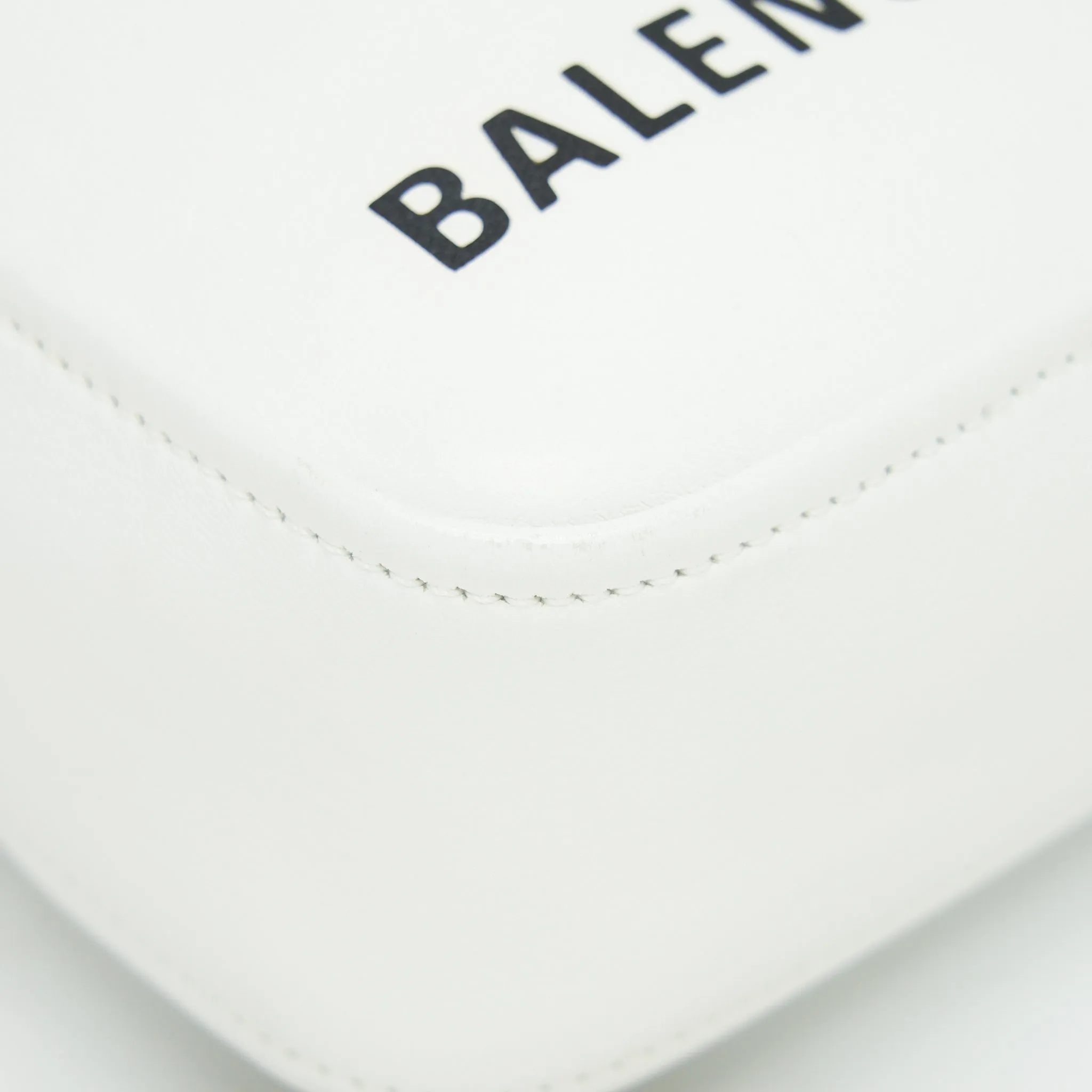 Balenciaga Triangle Mini Chain crossbody Bag White