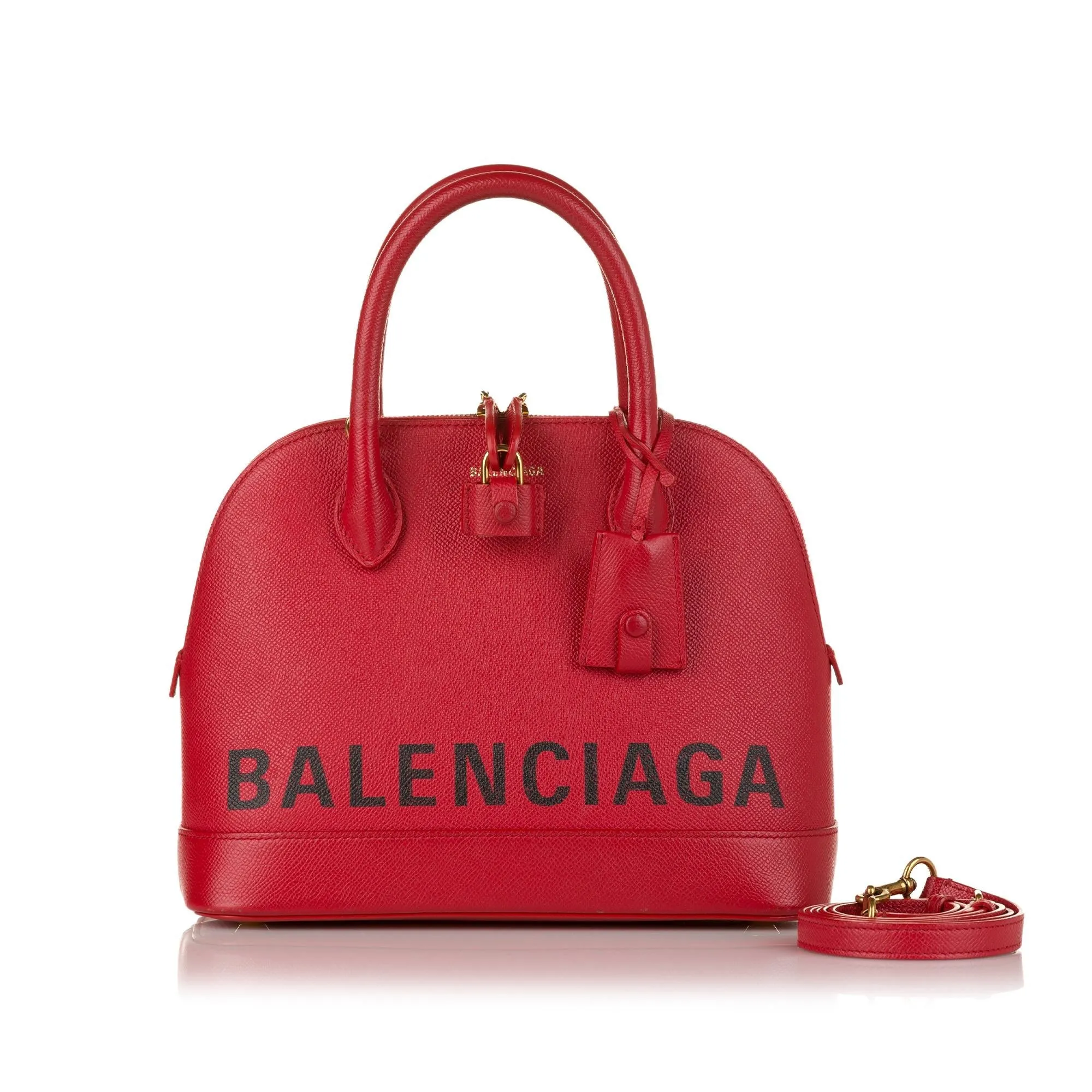 Balenciaga Ville Leather Satchel (SHG-37716)