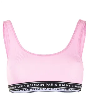 Balmain logo-underband sports bra