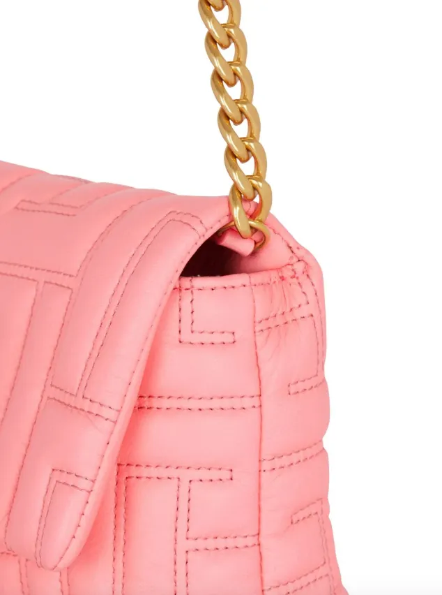 Balmain mini 1945 Soft quilted tote bag