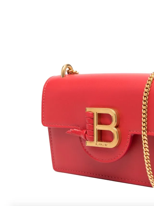 Balmain Red B-Buzz mini Bag