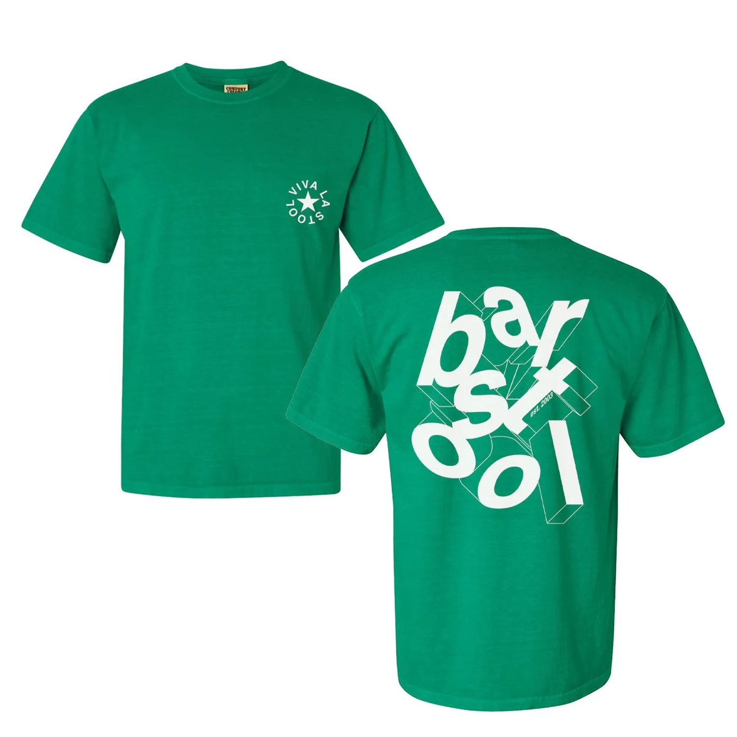 Barstool Sports 3D Graphic Tee (Green)