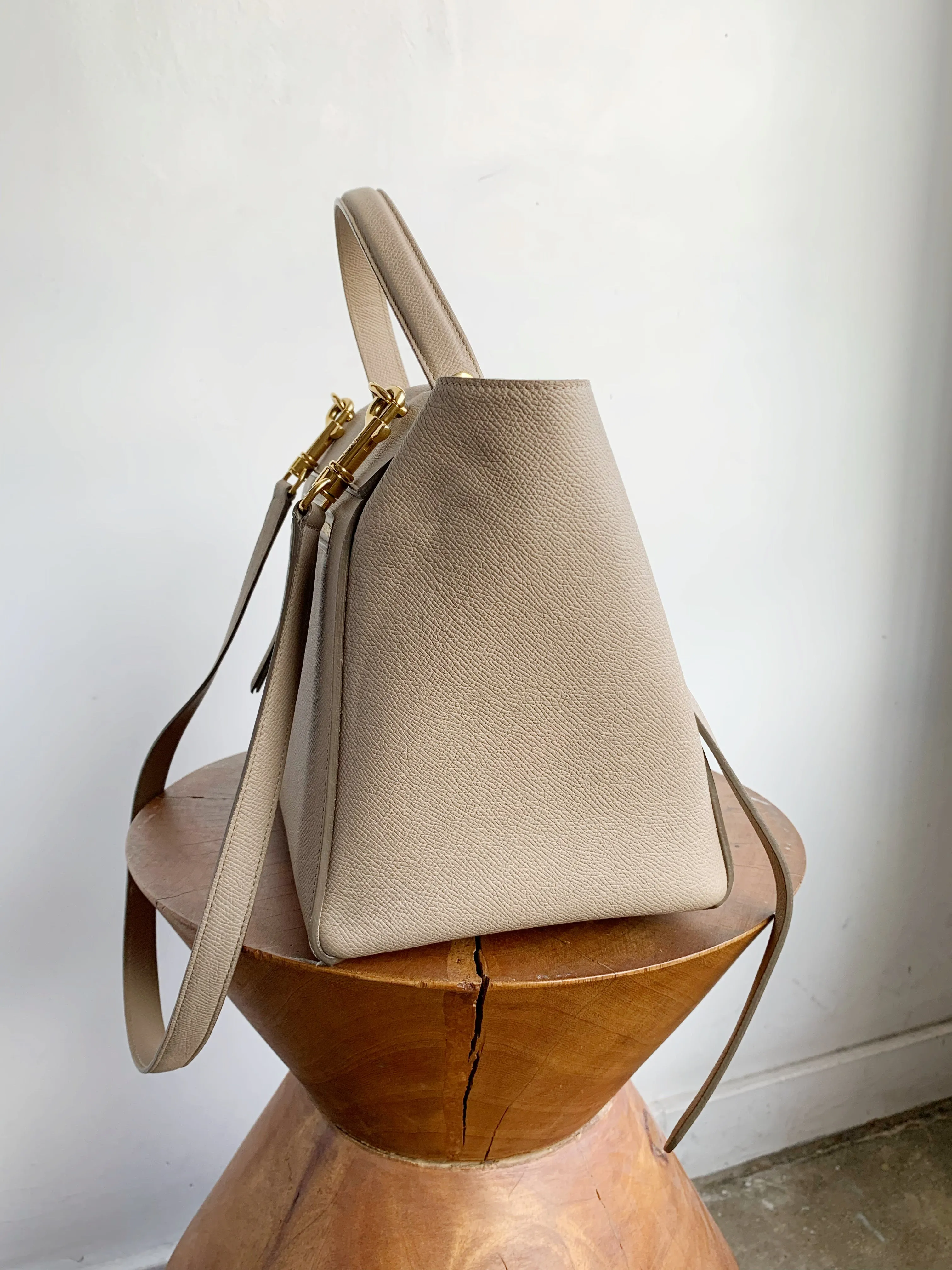 BEIGE MINI BELT BAG