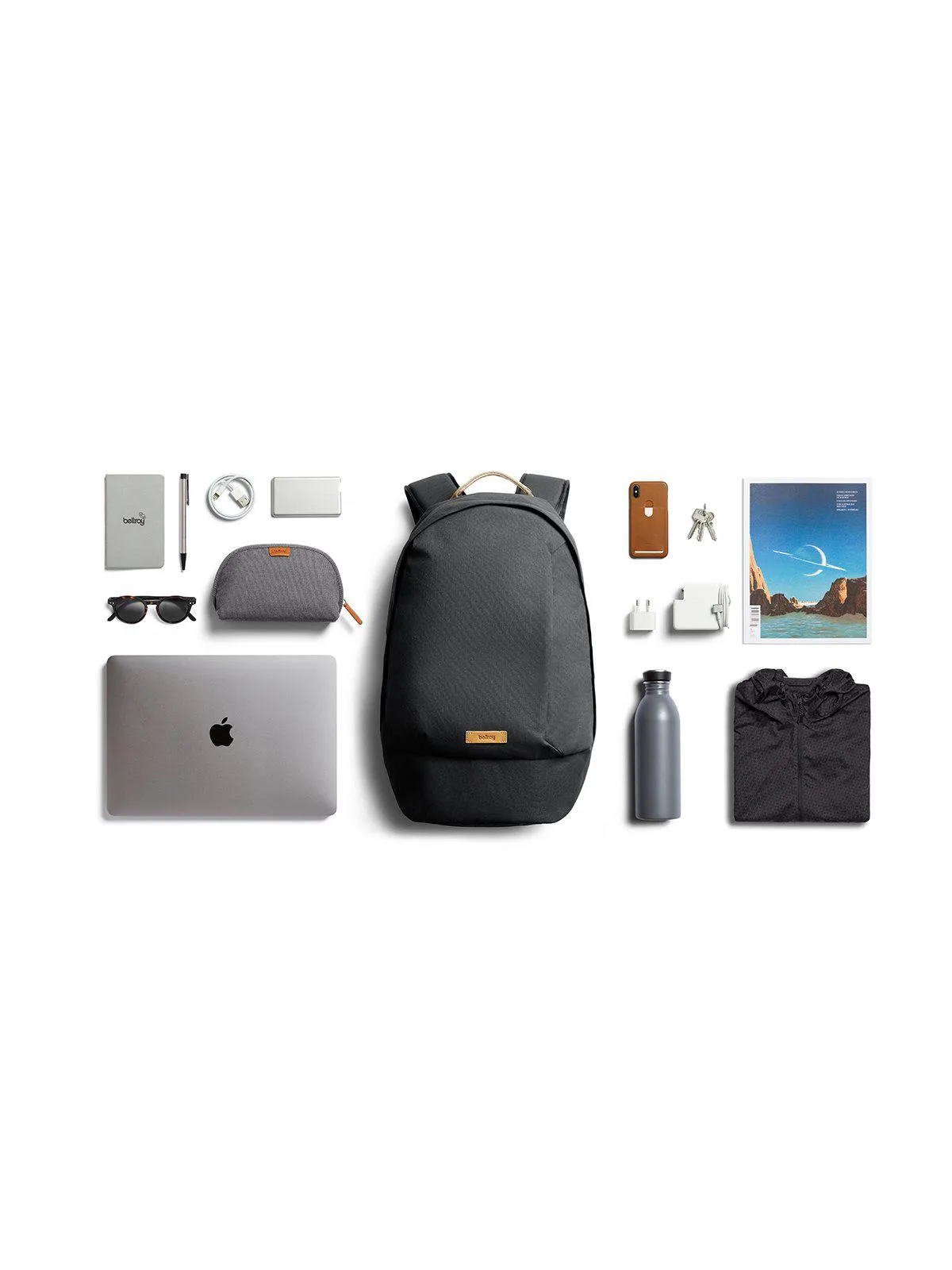 Bellroy Classic Backpack Charcoal Recycled