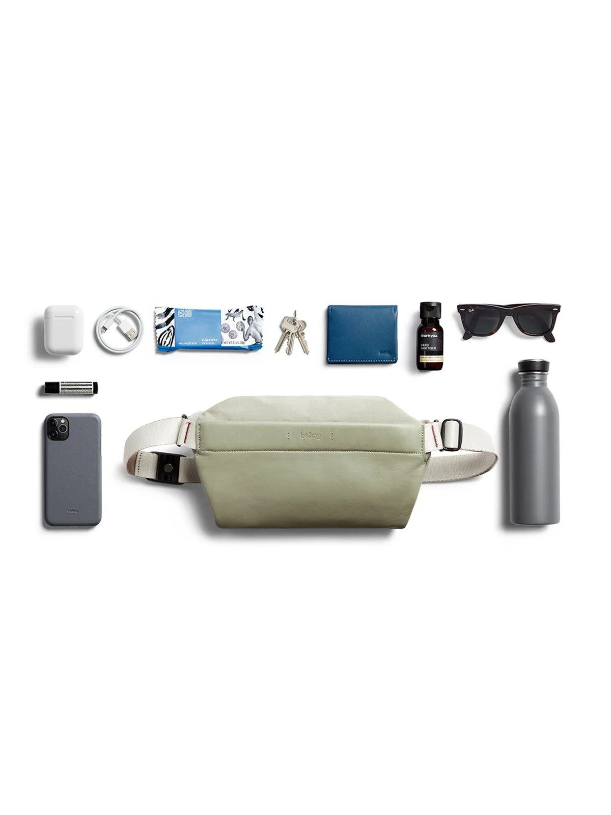 Bellroy Sling Bag Mini Premium Lichen Grey