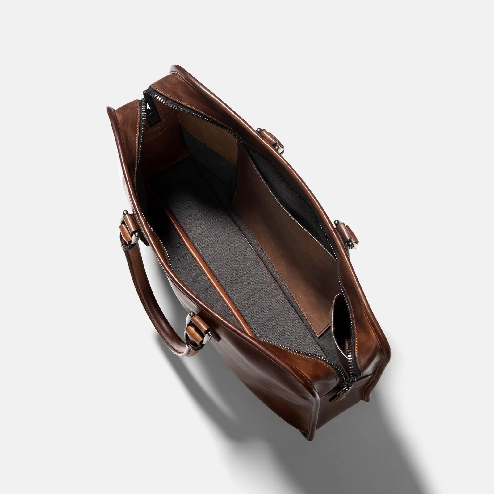 Berluti Un Jour Briefcase Venezia Brown