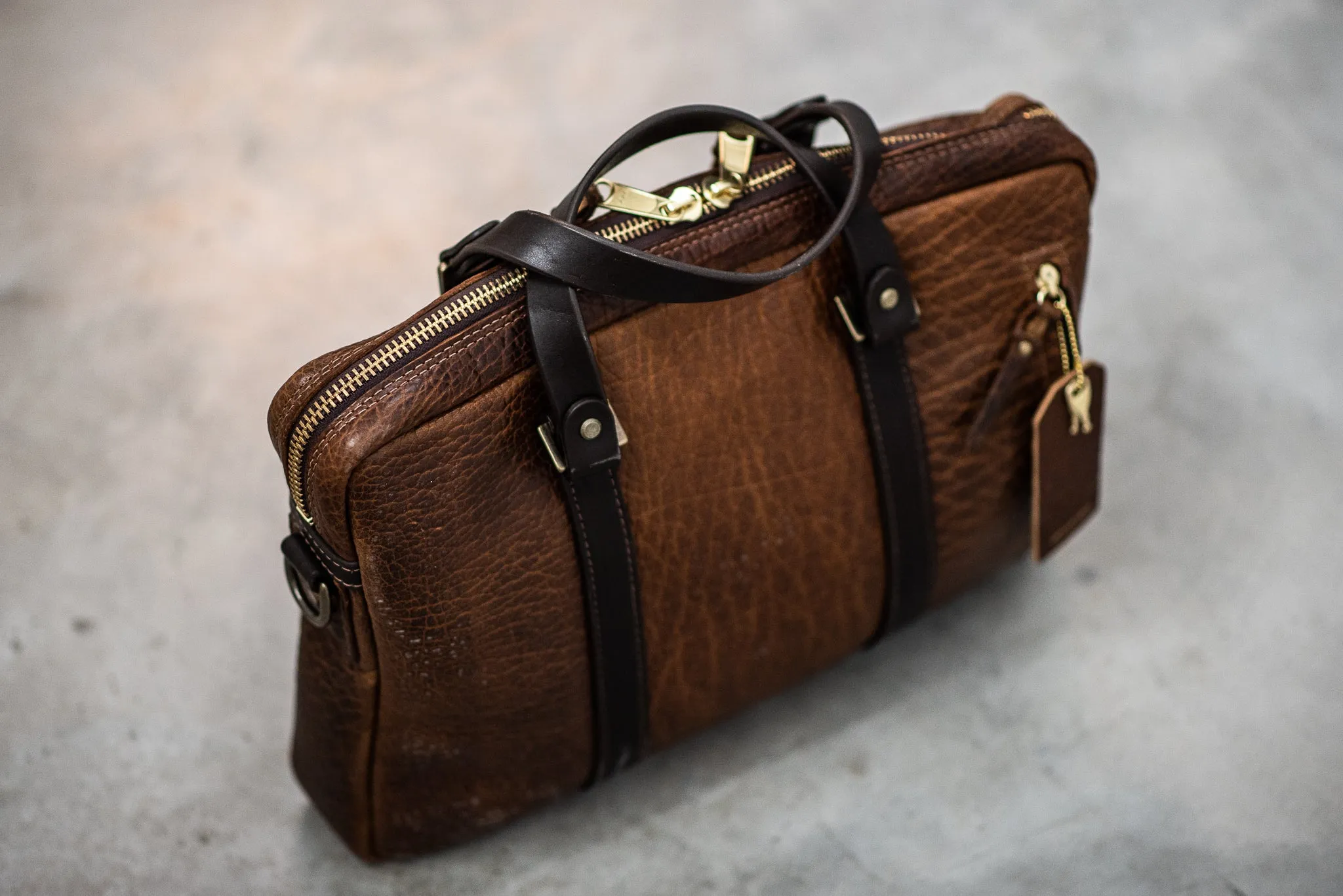 Bison Briefcase #551 | Coronado Leather