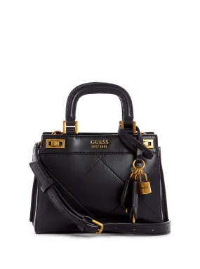 Black Katey Mini Satchel Bag