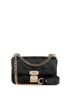 Black Logo Eliette Mini Crossbody Bag