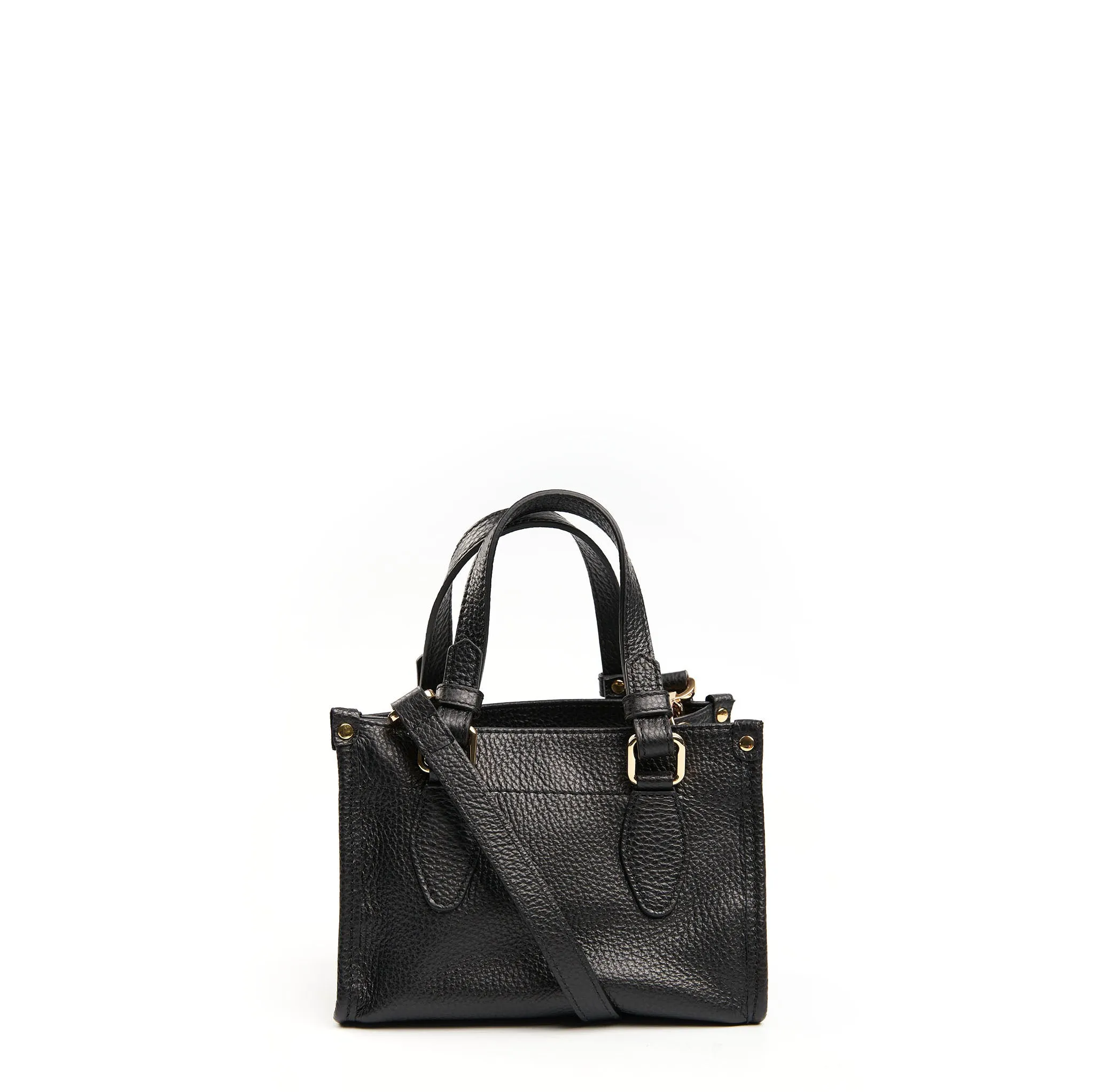 BLACK MINI SHOPPING BAG