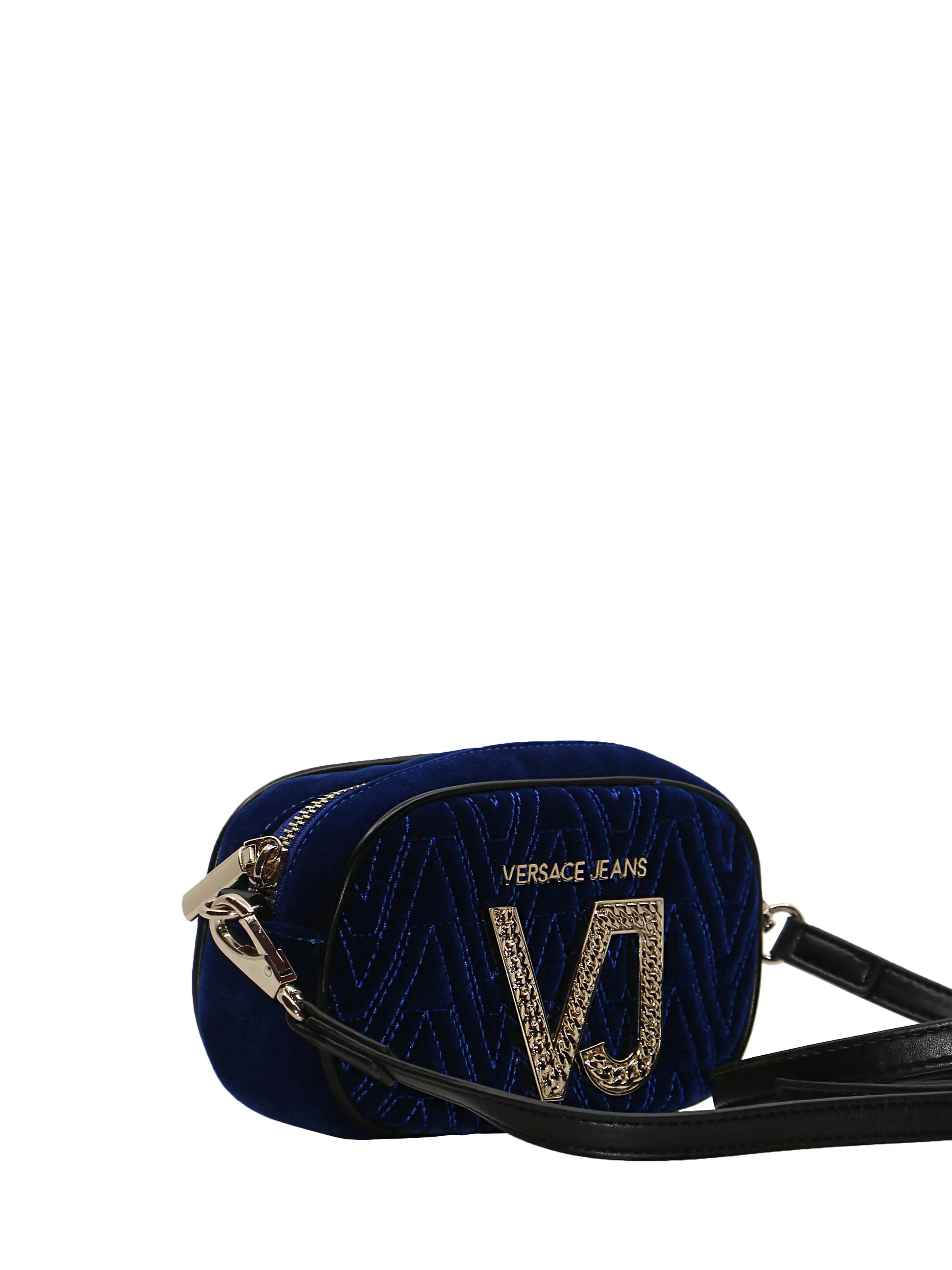 Blue Velvet Mini Cross-body Bag