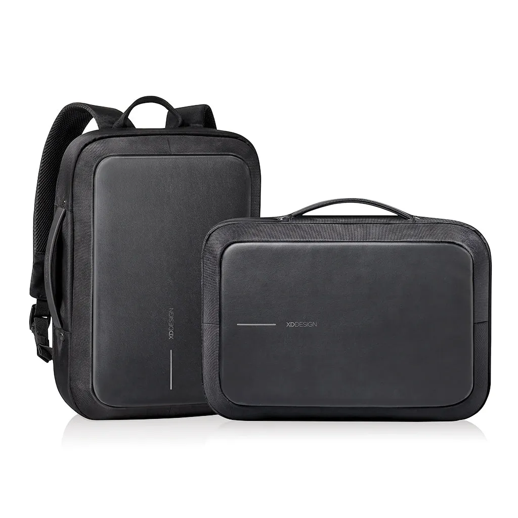 Bobby Bizz Anti-Theft Backpack & Briefcase with strap(Black)