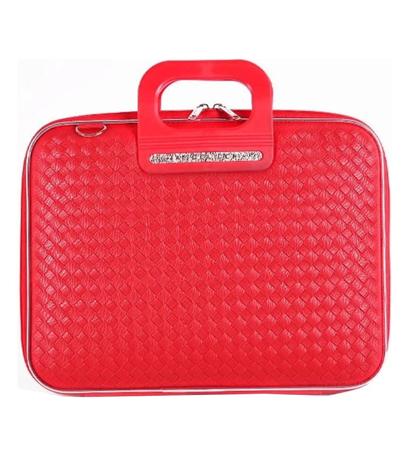 Bombata Murano Weaved Unisex Red Laptop Briefcase