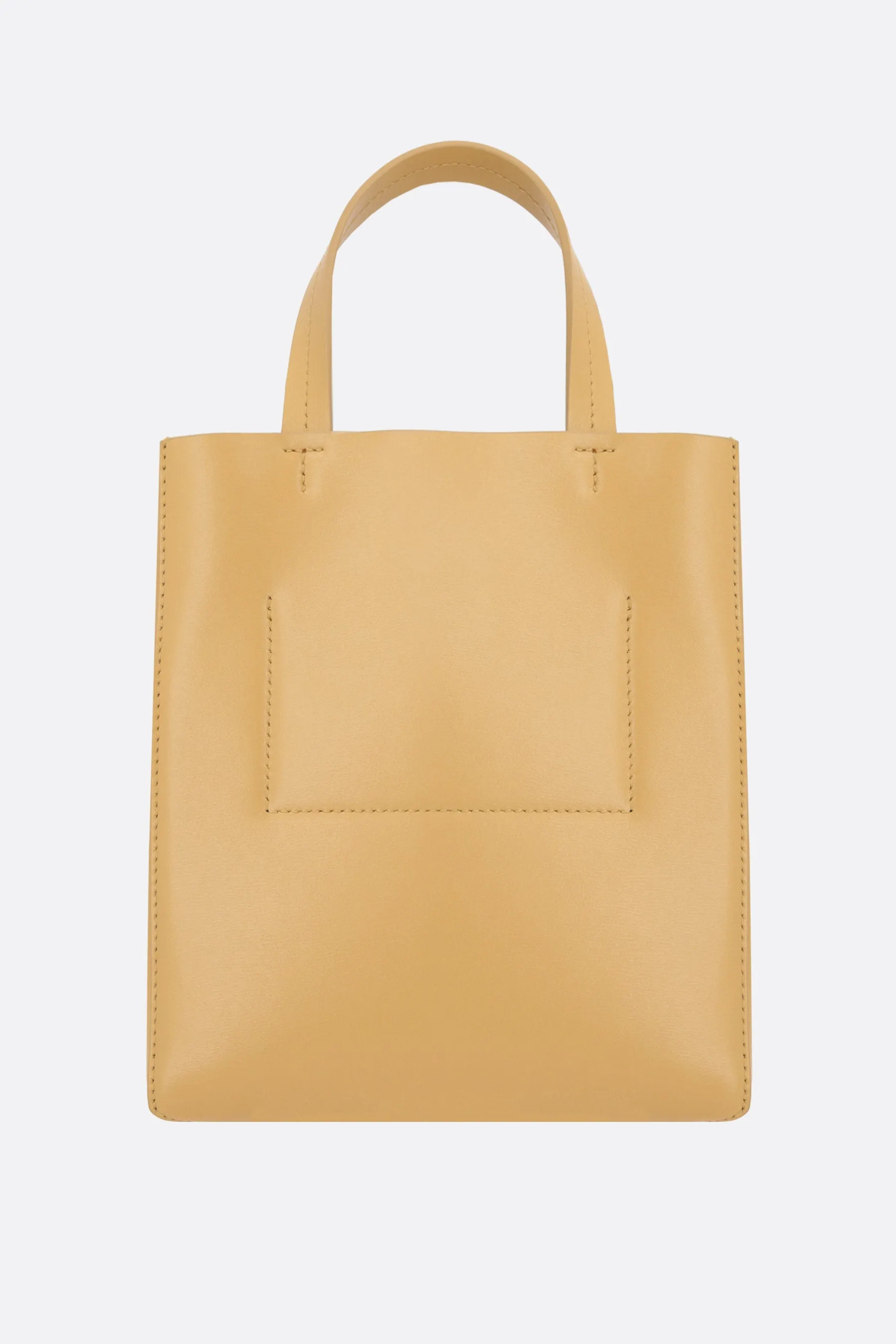 Bond mini shiny leather tote bag