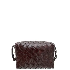 Bottega Veneta Brown Nappa Intrecciato Mini Loop Camera Bag