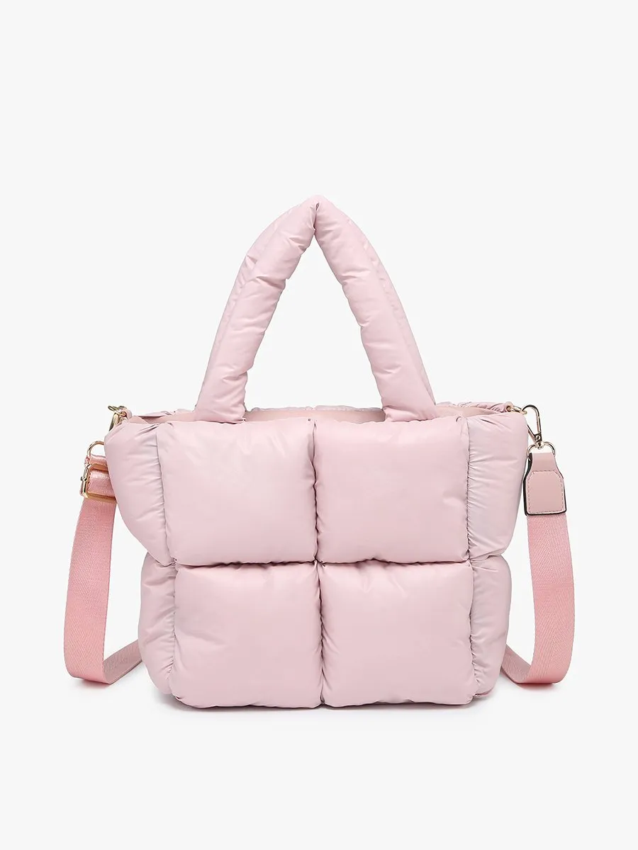 Brittany Vegan Puffer Tote/Satchel